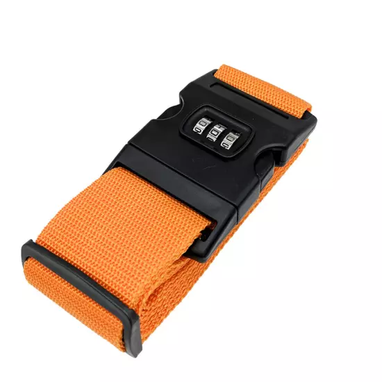 Luggage Strap Code Password Travel Suitcase Secure Lock Safe Nylon Packing Belt