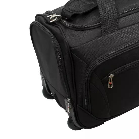 SWISSGEAR Zurich 48L Wheeled Duffel Bag - Black