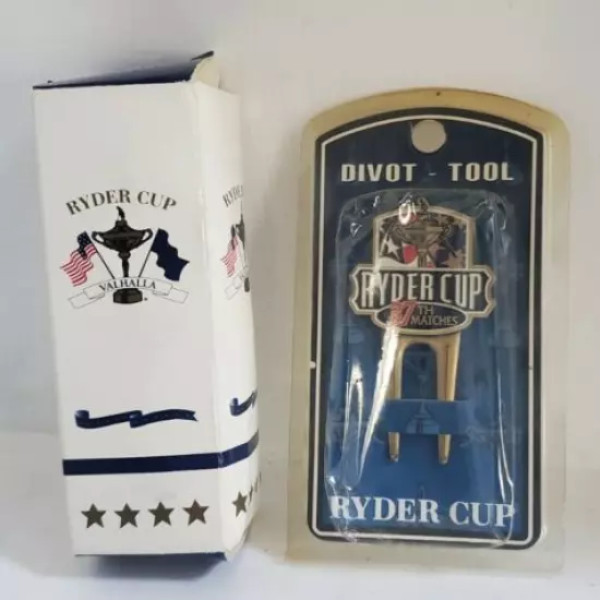 RYDER CUP VALHALLA LOGO GOLF BALL and DIVOT TOOL 