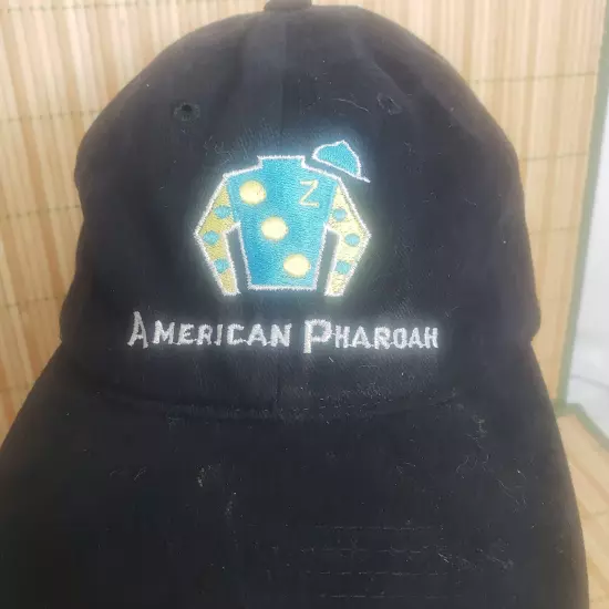 American Pharoah Hat Triple Crown Champion Cap 2015 Jockey Thoroughbred Racing