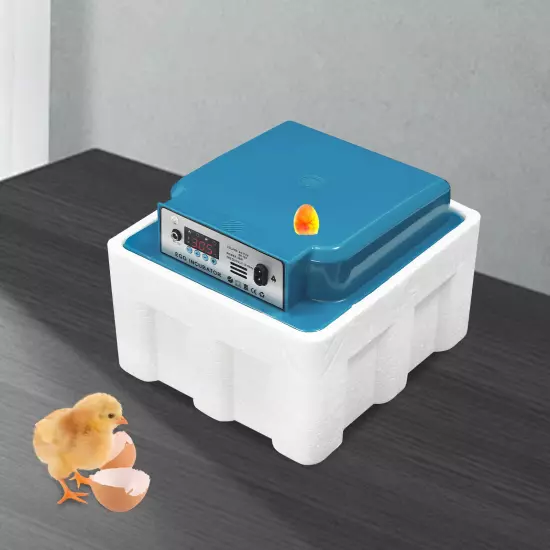 16-Eggs Digital Incubator w/ Fully Automatic Egg Turning Humidity Chicken Duck