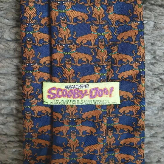 Vintage Scooby Doo Hanna Barbera Tie Necktie