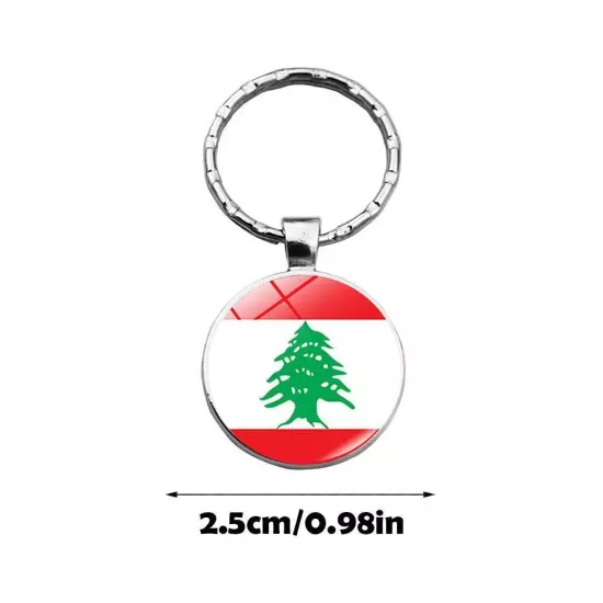 Lebanon Ethnic Keyrings Jewelry Alloy Keychains Adorment GXD