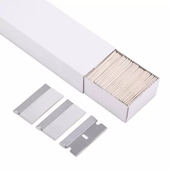 Stainless Steel Replacement Razor Scraper Blades for CarGlass Paint Oven Removal