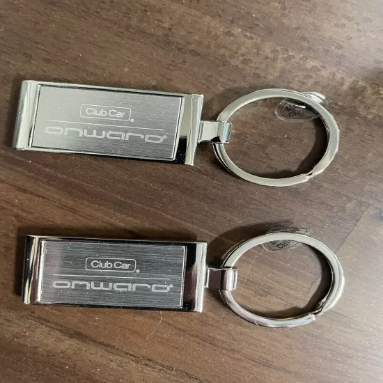 Set of 2 Club Car Onward keychains