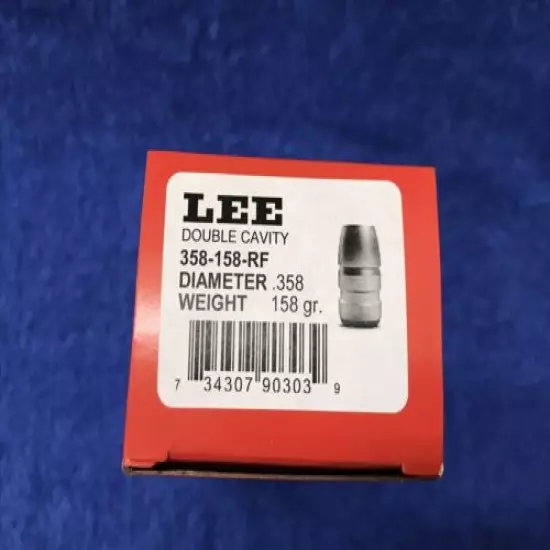 Lee 2 Cavity Bullet Mold 358-158-RF 38 Special, 357 Magnum,38 Colt, 38 S&W 90303