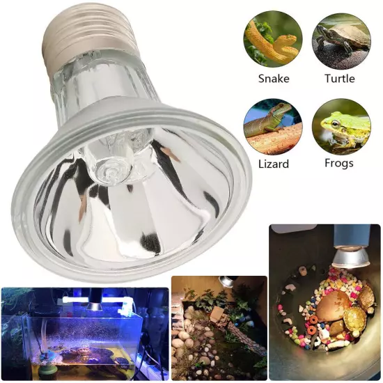 UVA+UVB Turtle Basking Lamp Heating Bulb Full Spectrum Promote Heating Light US