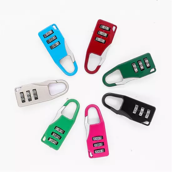 1pc Digit Combination Password Lock Travel Luggage Suitcase Lock Small Padlock