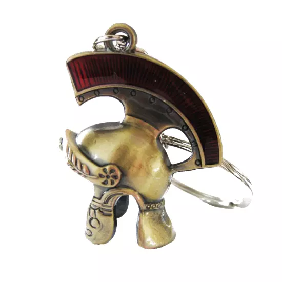 Gladiator Helmet Keychain Roman Helmet Keyring Rome Soldier Helmet Keychain