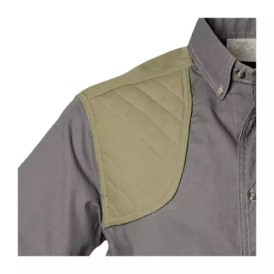 TAG SAFARI Mens Upland Long Sleeve Olive/Khaki Shirt (MS-187L/S-P867-O/K)