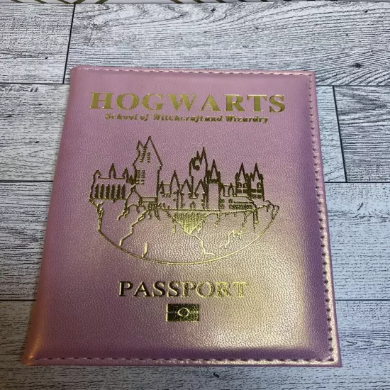 Harry Potter Passport & Vaccination Card Holder Protector Cover Travel Wallet