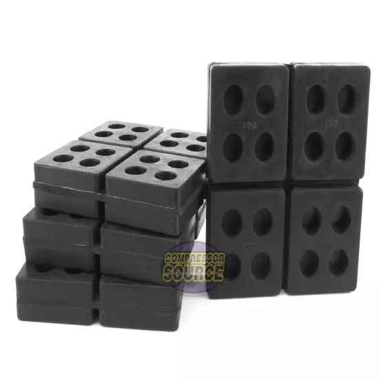 4 Pack Anti Vibration Pads Isolation Dampener Industrial Heavy Duty 4 x 4 x 3/4"