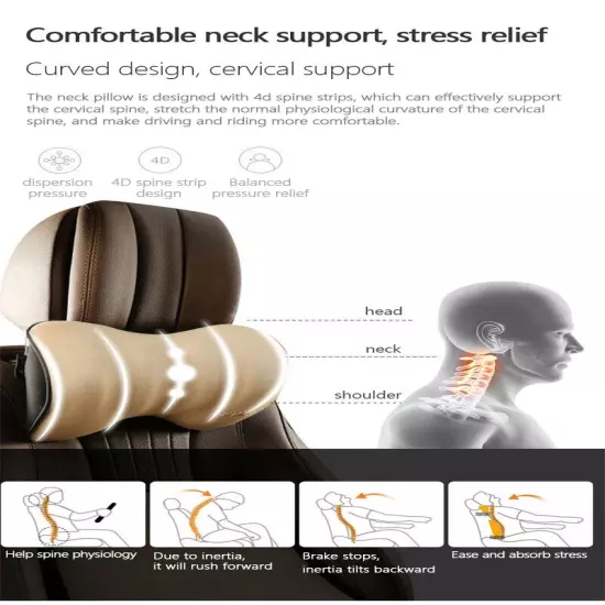 Car Driver Car Lumbar Support Back Cushion Car Seat Neck Pillow Auto Accesorios