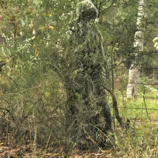 5pcs Yowie 3D Hunting Camo Jungle Ghillie Suit Bionic Training Bowhunt Sniper