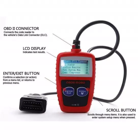 OBD2 Scanner MS309 - Check Engine Light Code Reader for All OBDII all Vehicles