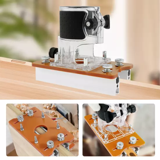 Trimming Machine Slotted Bracket Invisible Fastener Slotting Bracket Wood bevqE