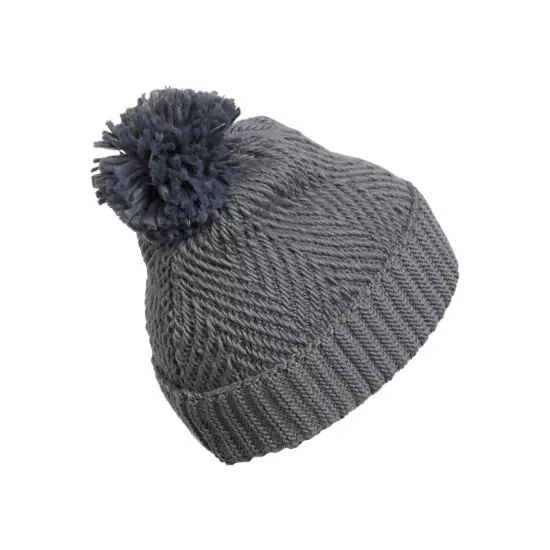 Adidas Twilight 4 Ballie Women's One Size Winter Beanie Gray Casual Hat #IQ5617