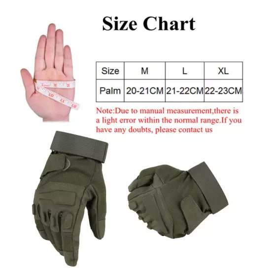 Tactical Gloves Tough Outdoor Military Combat Gloves Full Finger Cycling Gloves