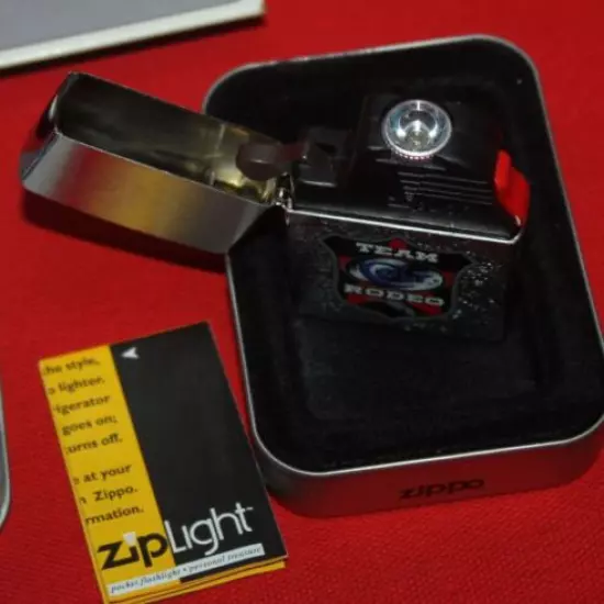 Colt Firearms Factory Colt ZIPPO Team Rodeo Light in Case .