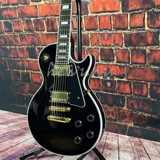 hot selling custom shop electric guitar Black Beauty gold color hardware