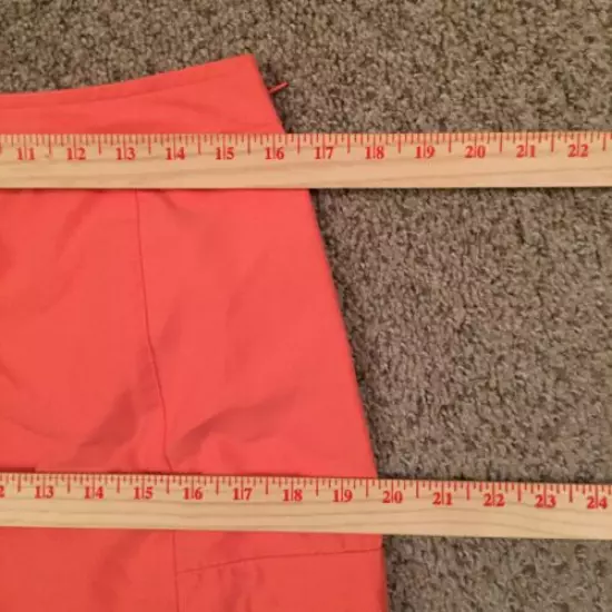 Izod X-Tra Dry Skort Size 8 A-Line Short Orange Pockets