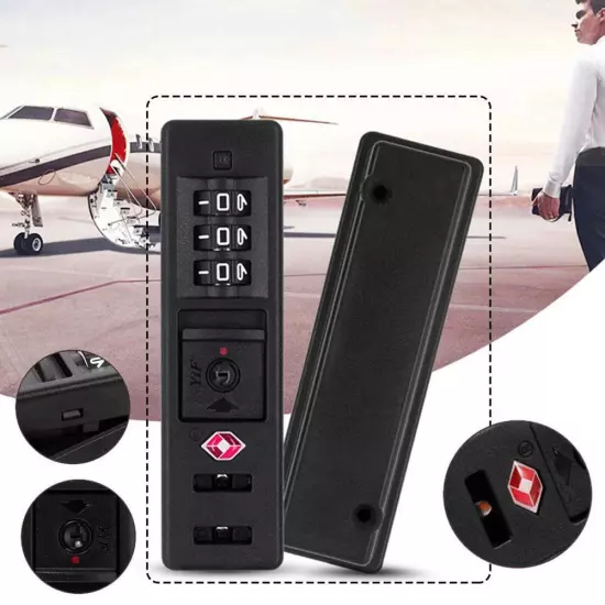 Luggage TSA Customs Code Lock Safely Code Lock Anti-theft 3 Digit Password Lock,