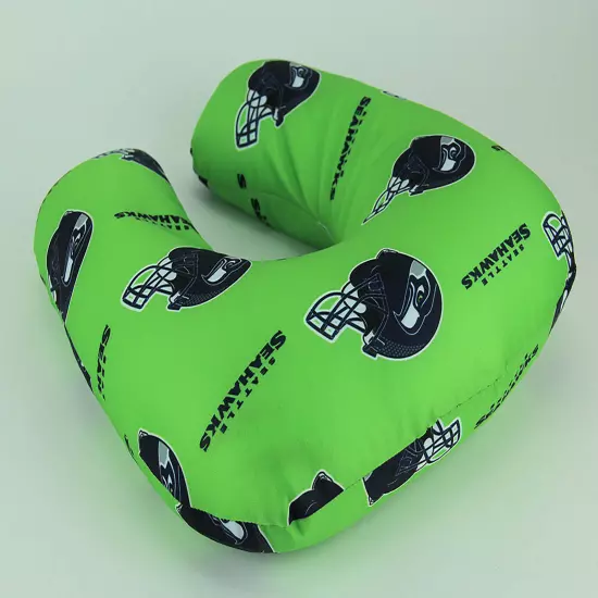 NFL Seattle Seahawks Beaded Travel Neck Pillow