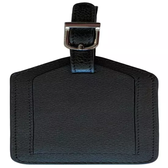 Genuine Top Grain Leather Luggage Tag