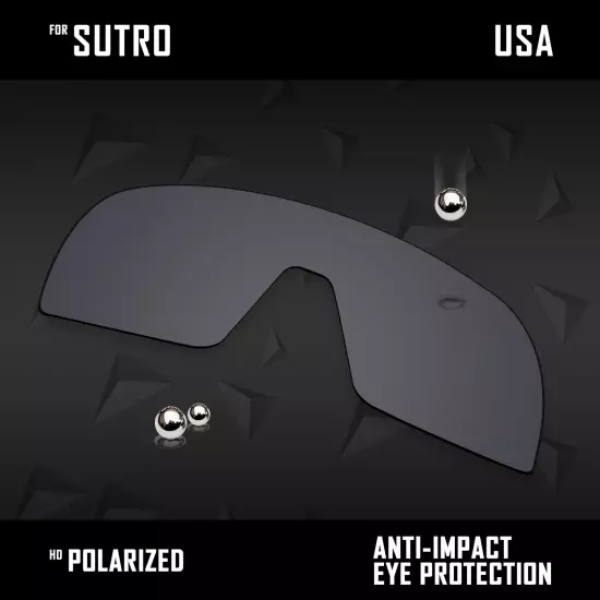 Anti Scratch Polarized Replacement Lenses for-Oakley Sutro OO9406