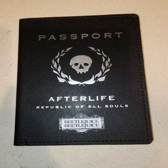 Beetlejuice Passport Cover: Warner Brothers, California Exclusive For 2024 movie