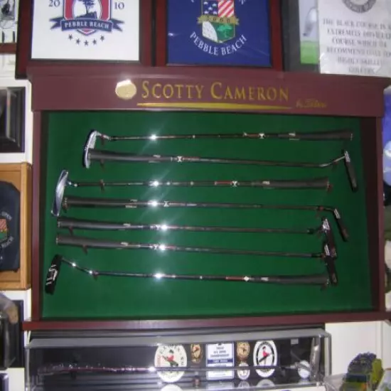 Super Rare ScOtTy CaMeRoN Seven Putter Set Wall Display First Run 1995/500 