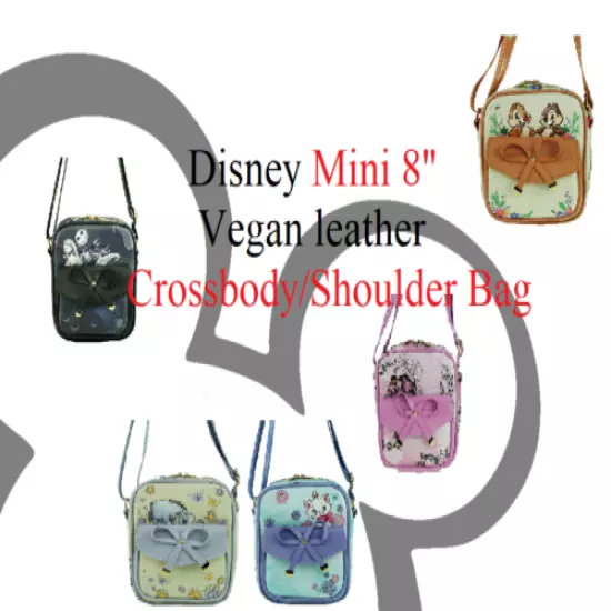 Disney - New Mini 8" Vegan leather Crossbody/Shoulder Bag