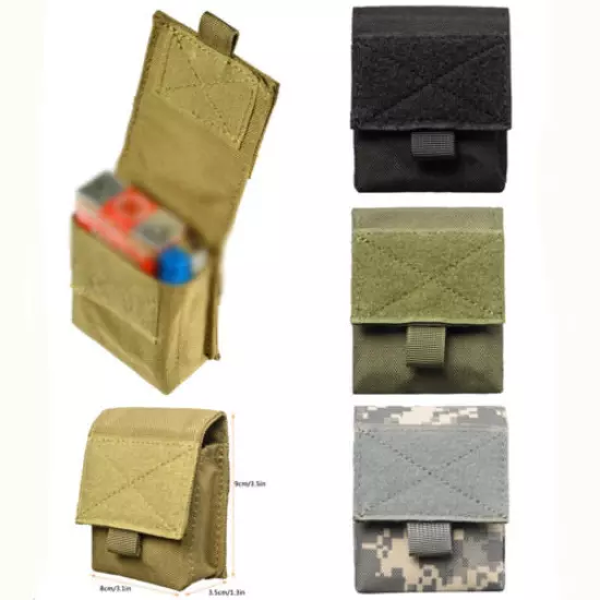 Tactical Molle Pouch Multi-Purpose Waist Bag Cigarette Pouch Small Case EDC Bag