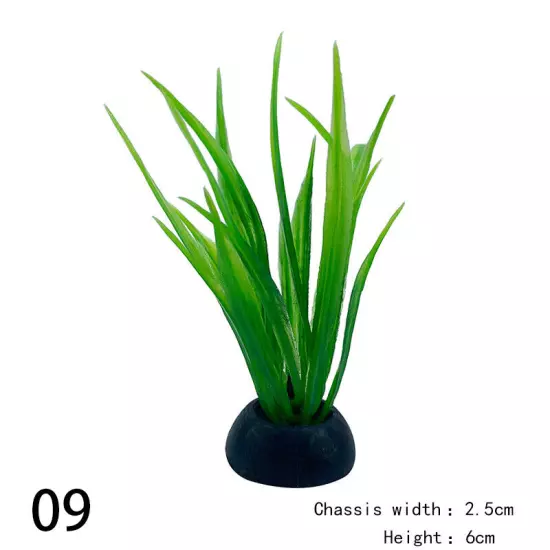 Artificial Plastic Water Grass Plants Aquarium Home Fish Tank Landscape Decor