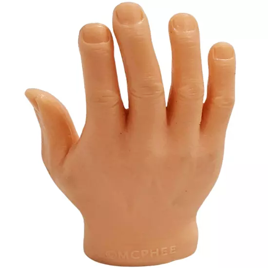 Finger Hands Right Light (1 Piece) White Caucasian Puppets Hand