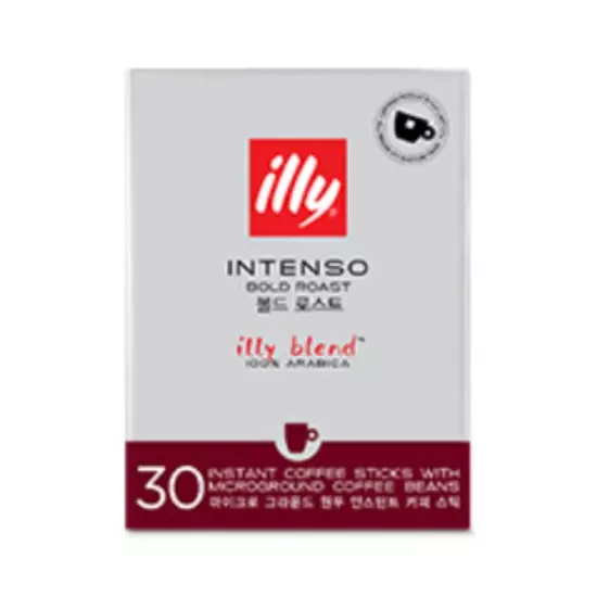 illy Instant Coffee 30 Stick Classico Classic Roast Intenso Bold Decaffeinated