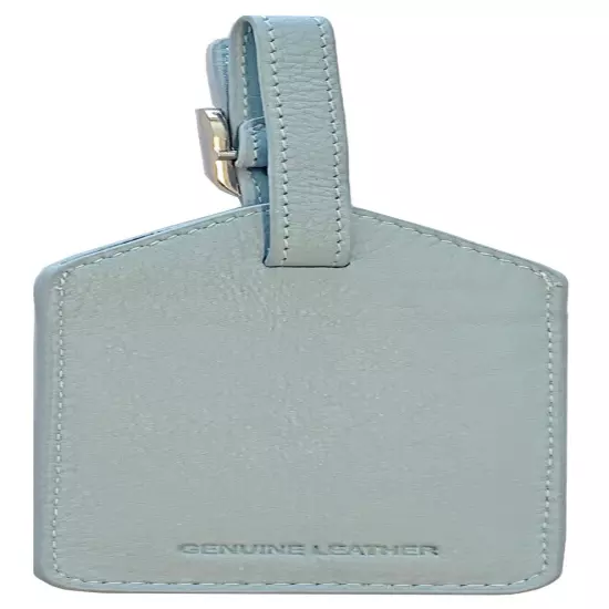 Genuine Top Grain Leather Luggage Tag