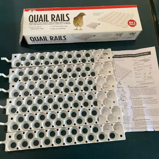 Little Giant 6302 120 Egg Quail Rails