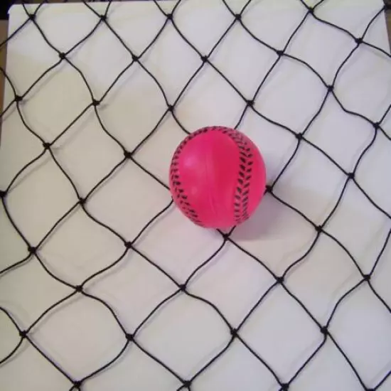 100' x 12' Batting Cage Netting -2" Black Nylon #15 