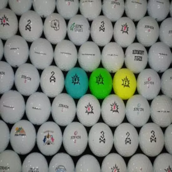 60 Strata Assorted Golf Balls