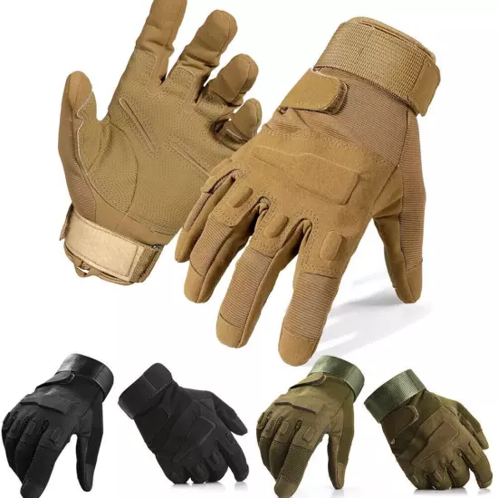 Tactical Gloves with Impact Protective&Palm Padded for Motorcycle Cycling Gloves