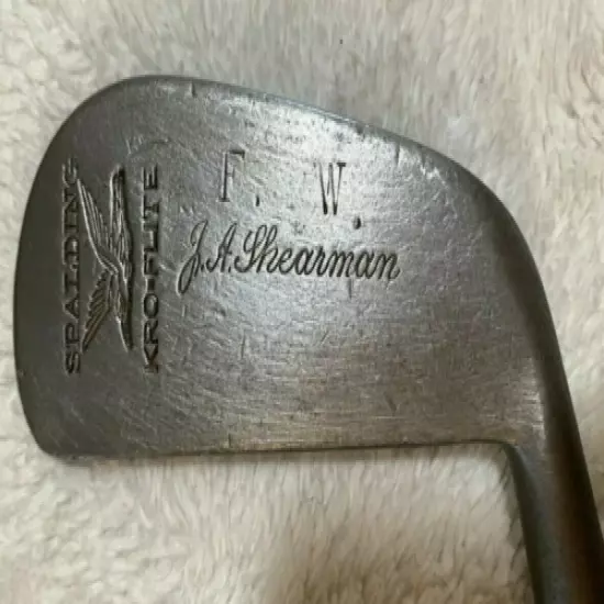 Vintage spalding John A. Sherman driving iron