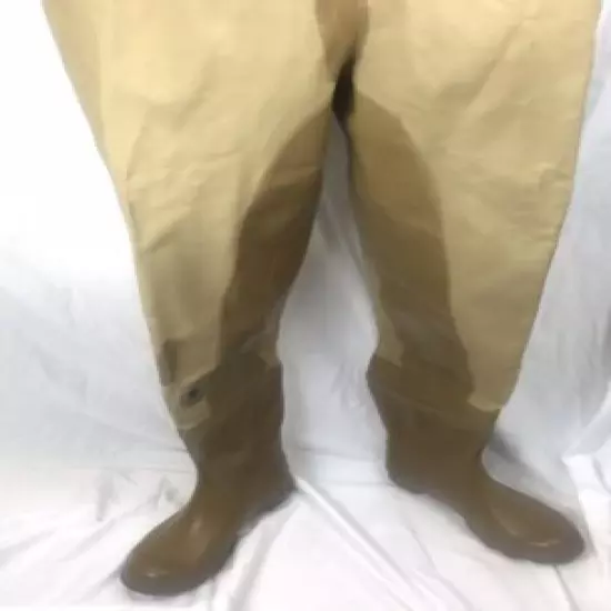 World Famous Chest Waders with Straps & Rubber Cleated Boots Size 12