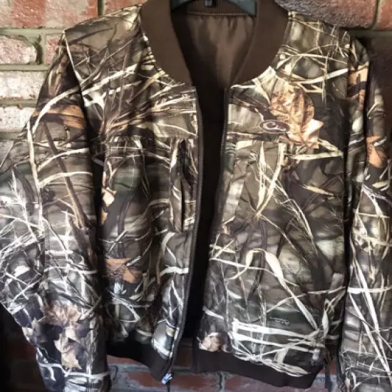 Drake Camo Jacket Waterfowl Systems Advantage Max 4 HD Reversible XL Full Zip