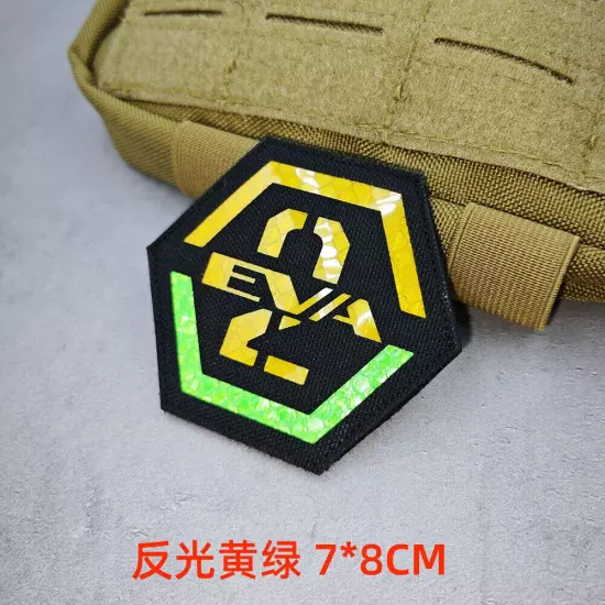 New Age Gospel NERV NERV EVA Nylon Reflective Morale Patch Tactical Anime Badge