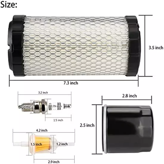 Golf Cart Tune Up Kit For EZGO RXV 2008-up 4Cycle Air Oil Fuel Filter Spark Plug