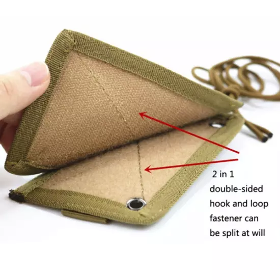 Multifunctional Waterproof Document Bag And Portable Card Holder(Military)