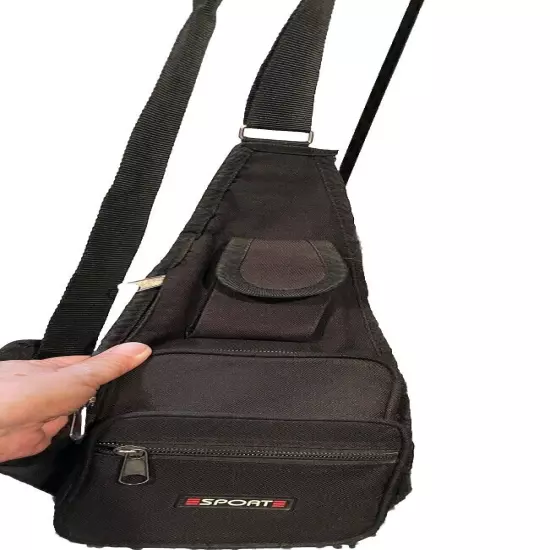 Mens Sling Bag Cross Body Handbag Chest Bag Shoulder Pack Sports Travel Backpack