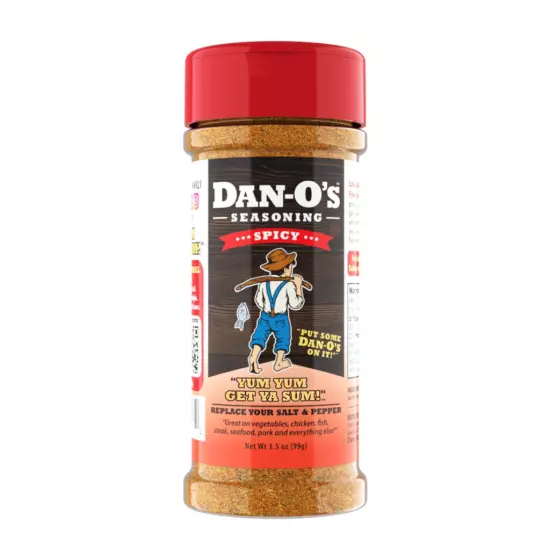 Dan-O's Seasoning Original Crunchy Preem-O SEA-soning Spicy Tac-O - 6 Pack