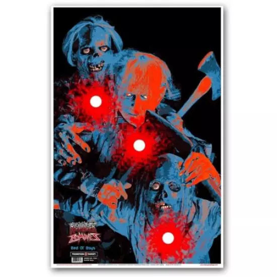 Thompson Target Bad Ol' Boys Zombie Fun Paper Shooting Targets - 25"x38"